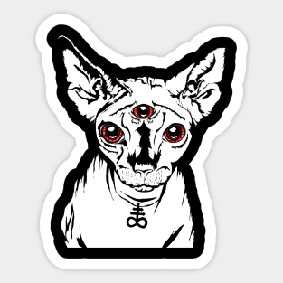 Hell Cat Sticker